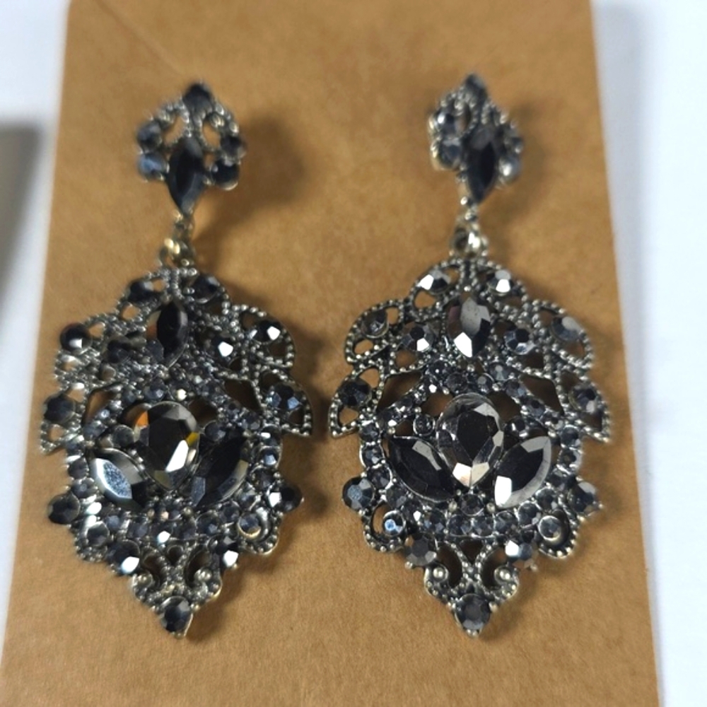 Black Statement Earring Bundle - Picture 2 of 5